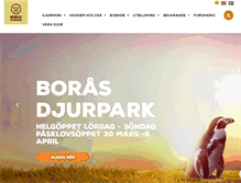 Tablet Screenshot of borasdjurpark.se